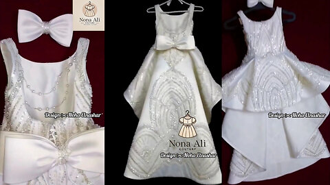 Luxury Handmade Kids' Wedding Dress | Exquisite Royal Design Royal Handmade Design
