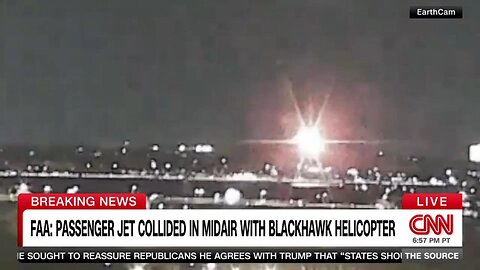 American Airlines jet collides mid-air with Blackhawk in D.C. 1/29/2025