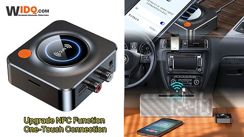 🎵 Smart NFC Bluetooth Audio Receiver – Tap, Play & Enjoy! 🚗