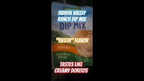 "Fiesta" Hidden Valley Ranch Dip Tastes Like Doritos SO YUMMY AND DELICIOUS