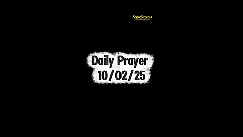 Daily Prayer 🙏 | 10/02/25 #MorningPrayer #MorningRoutine #Faith #DailyBlessing #SobrietyJourney