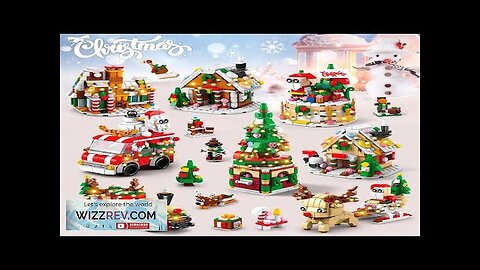 6 In 1 Upgraded Christmas Series Building Blocks Set With Light Creative Review