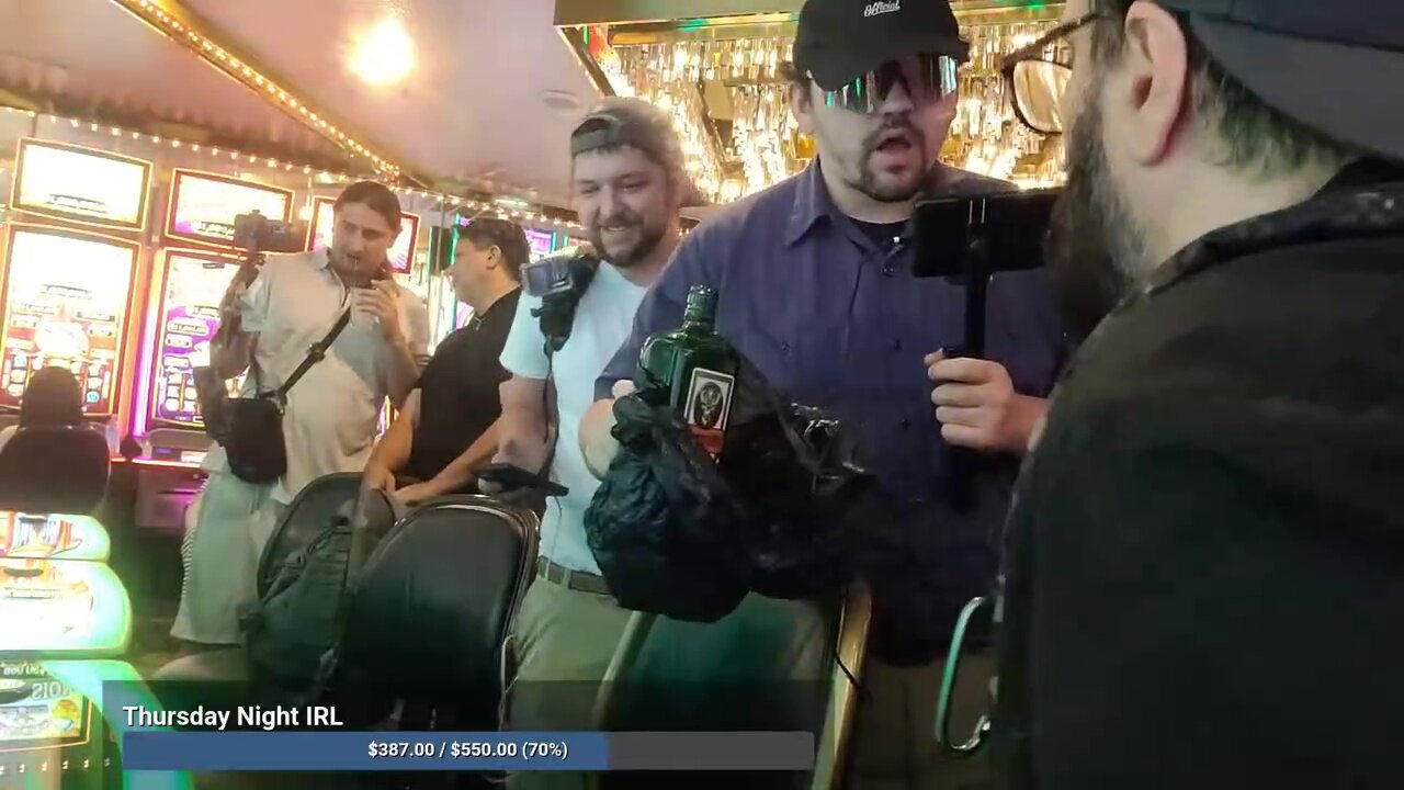 🟡 Fremont Street, Vegas w/ IRL Streamers