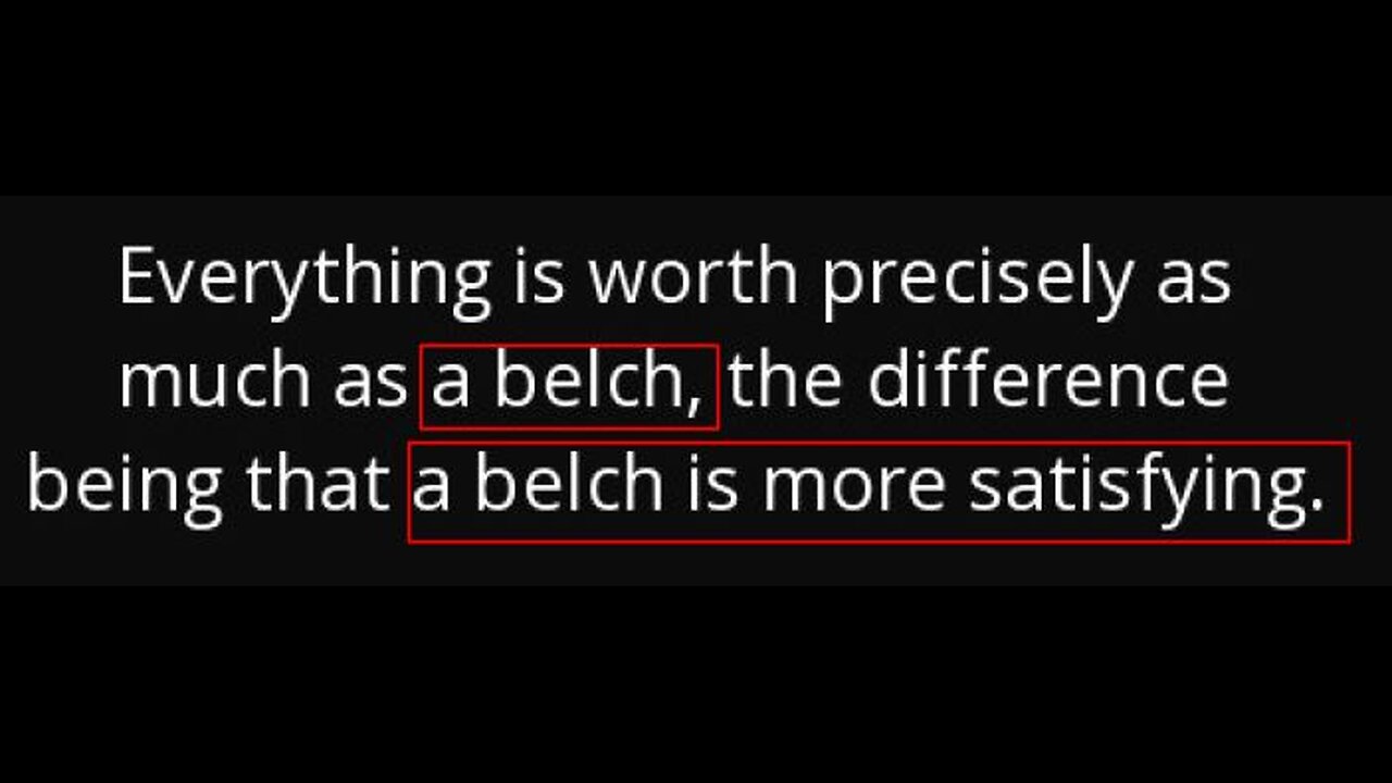 "Belching, mincing and pissing"; in the Bible?!