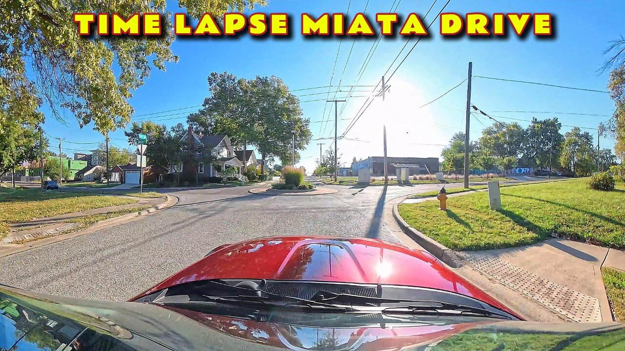 Time Lapse Miata Drive