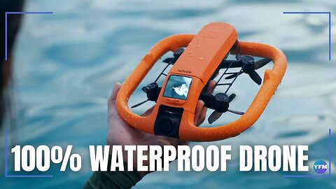 HOVERAir Aqua, the waterproof drone that flies, floats, and films in 4k