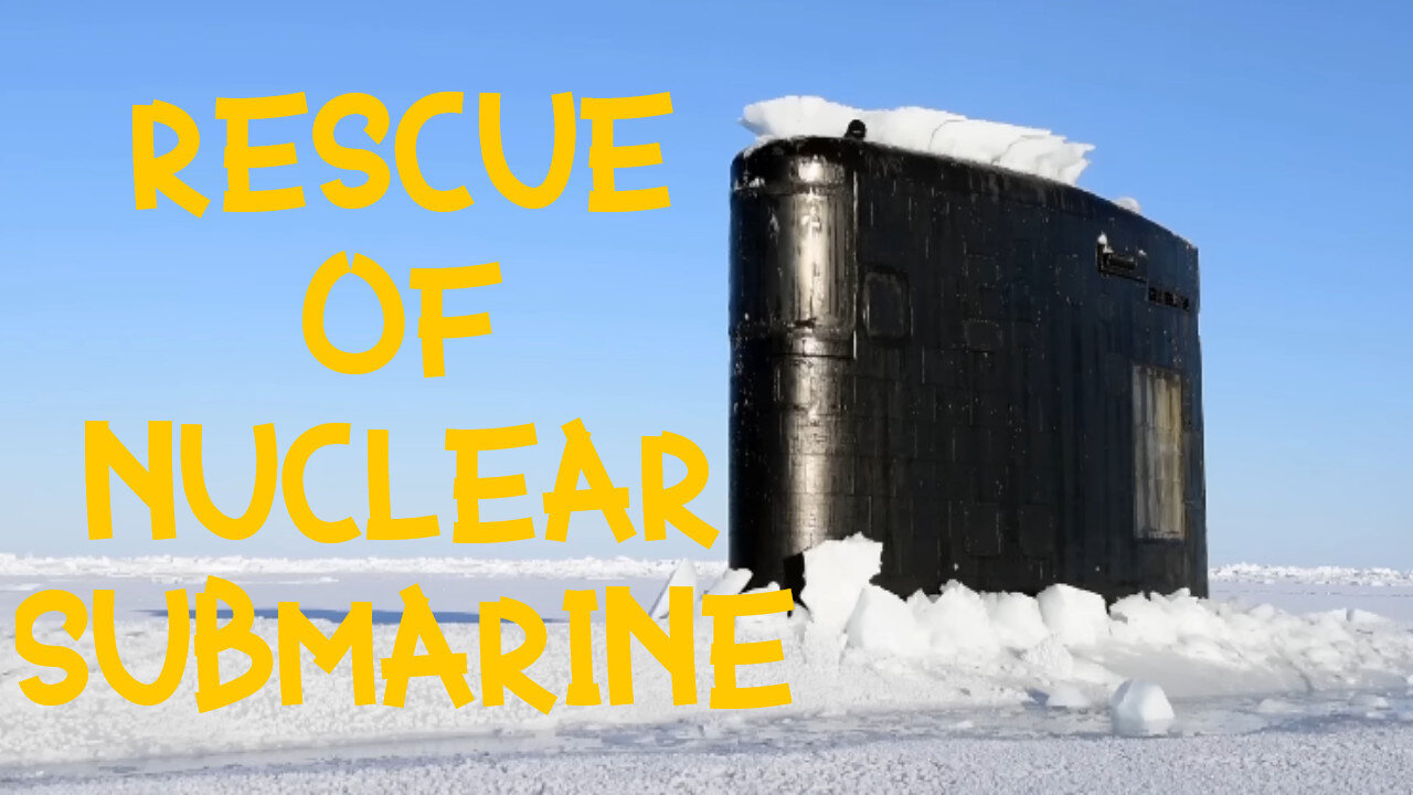 INCREDIBLE SIGHT Nuclear submarine breaks through the ice!!!
