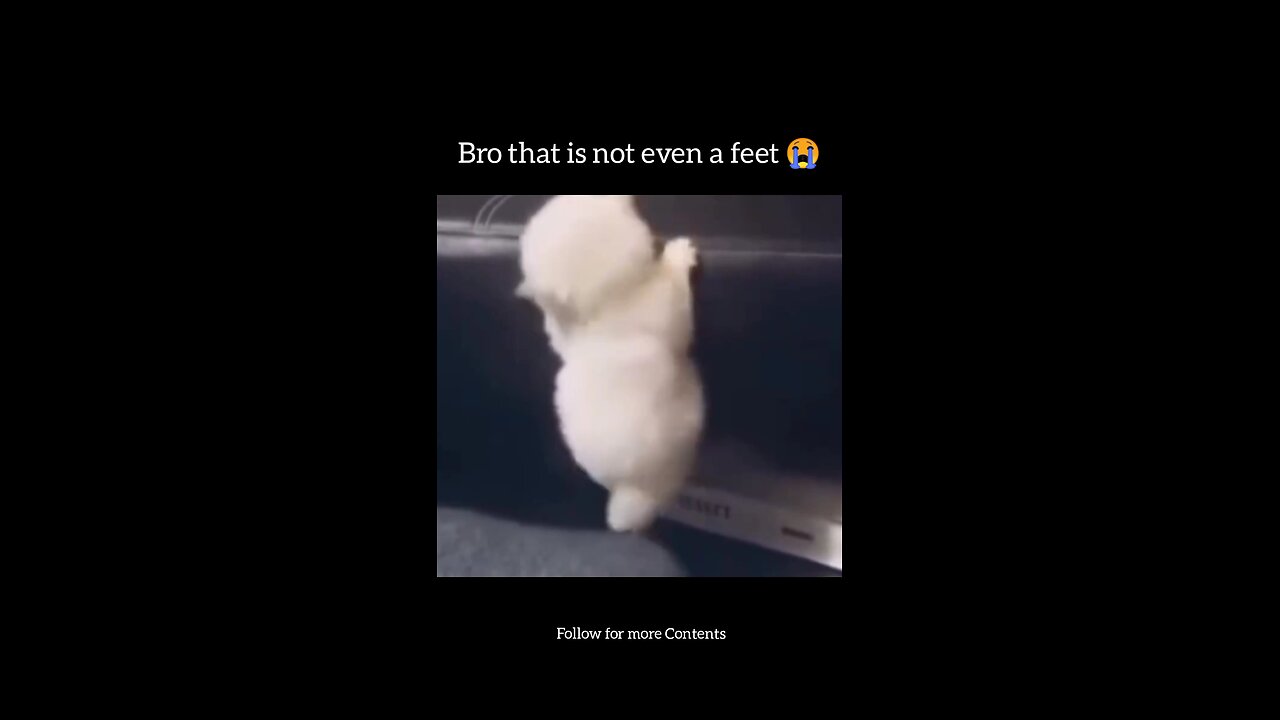 That's not even a feet