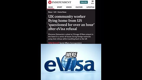 UK worker, back from US, quizzed over hour after e-Visa refusal.
