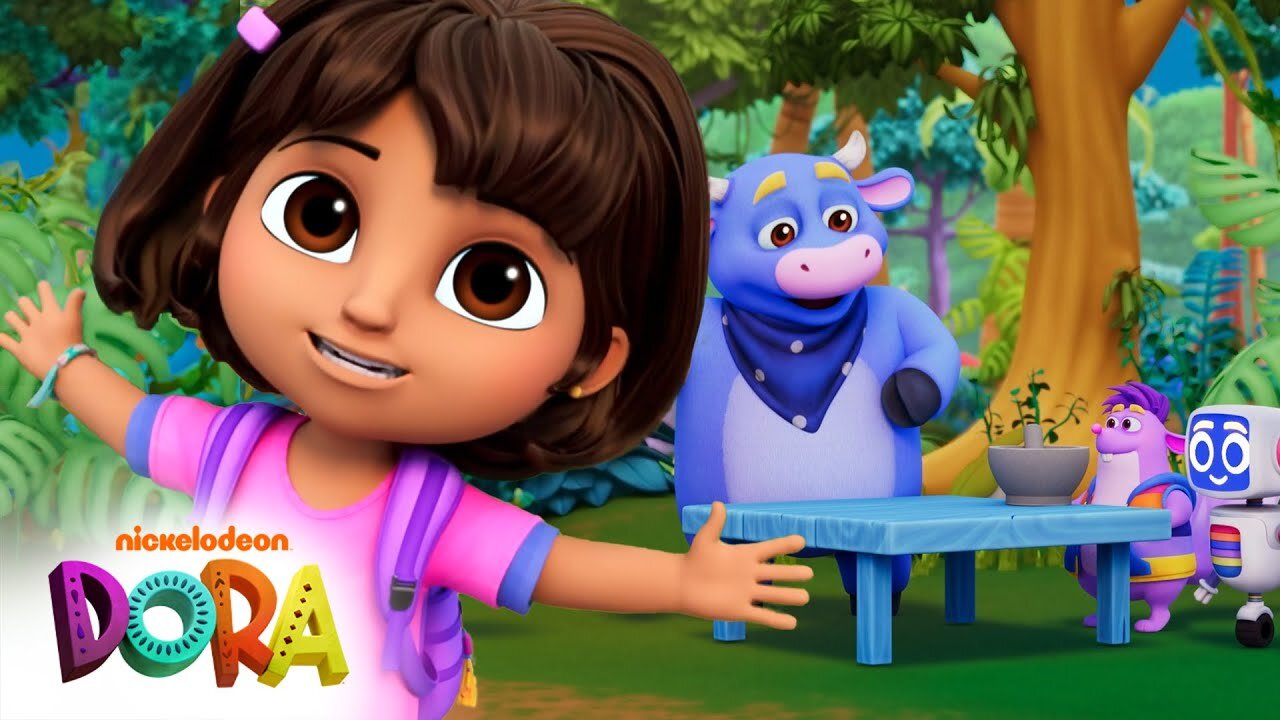 Go on a Picnic with Dora! 💗 BRAND NEW SCENE | Dora & Friends