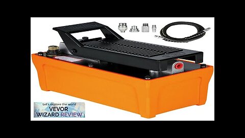 VEVOR Air Hydraulic Pump 10000 PSI 1/2 Gal Reservoir Hydraulic Foot Pump Review