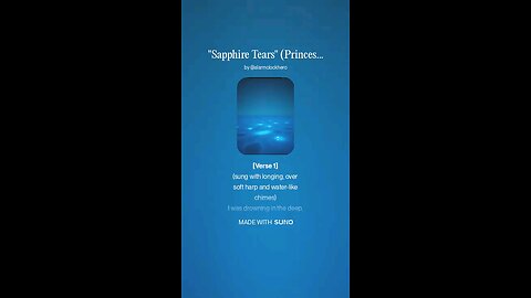 Sapphire Tears | Princess Ruto’s Song (Zelda Fan Song)