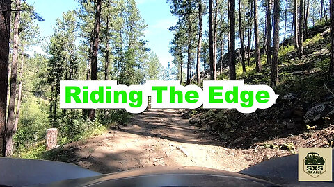 Riding the edge in the Black Hills #sidebyside #sxs #offroad #southdakota #offroading #trails #4x4