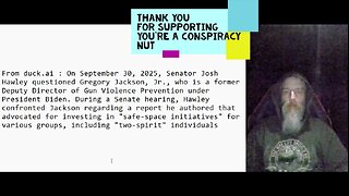 Senator Josh Hawley questioned Gregory Jackson, Jr., about advocating for Two Spirit individuals