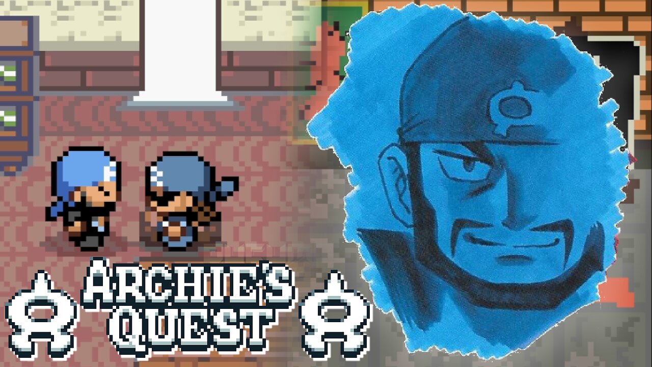 Pokemon Archie Quest - GBA ROM Hack, play as Archie, exploring the lands of R'mhakkin for more fun