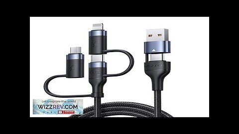 USAMS U62 60W 3 in 1 USB-A/Type-C to Type-C/Micro/iP Cable Fast Charging Review