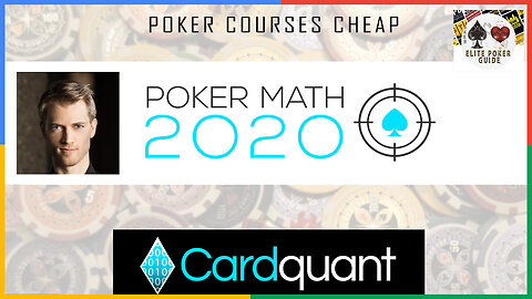 CARDQUANT POKER MATH 2020 PREFLOP PRINCIPLES