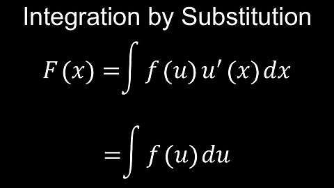 Integration by Substitution Method Explained, Definite integrals, Examples - Calculus