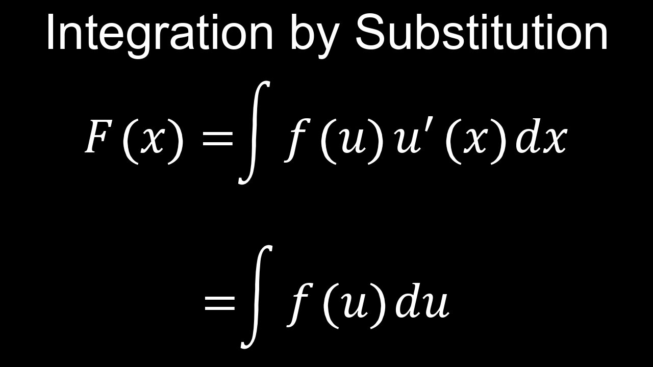 Integration by Substitution Method Explained, Definite integrals, Examples - Calculus