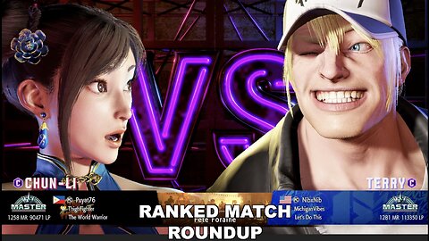 Kuya Kalbo SF6 Ranked Roundup. Chun Li Master Rank [Hori Fight Stick]