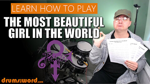 ★ The Most Beautiful Girl In The World (Prince) ★ Drum Lesson PREVIEW | How To Play Song (Bland)