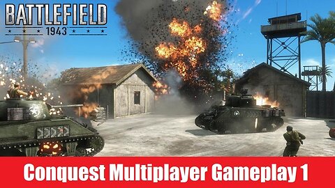 Battlefield 1943 PS3 - Conquest Multiplayer Gameplay 1