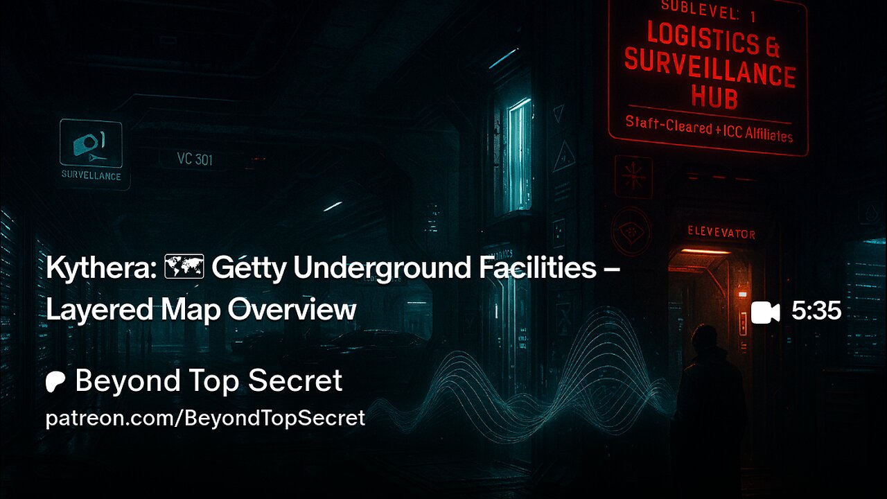 🗺 Getty Underground Facilities – Layered Map Overview