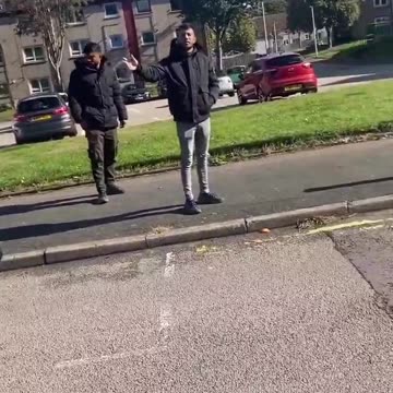 Arabs stalking children