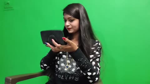 green screen women