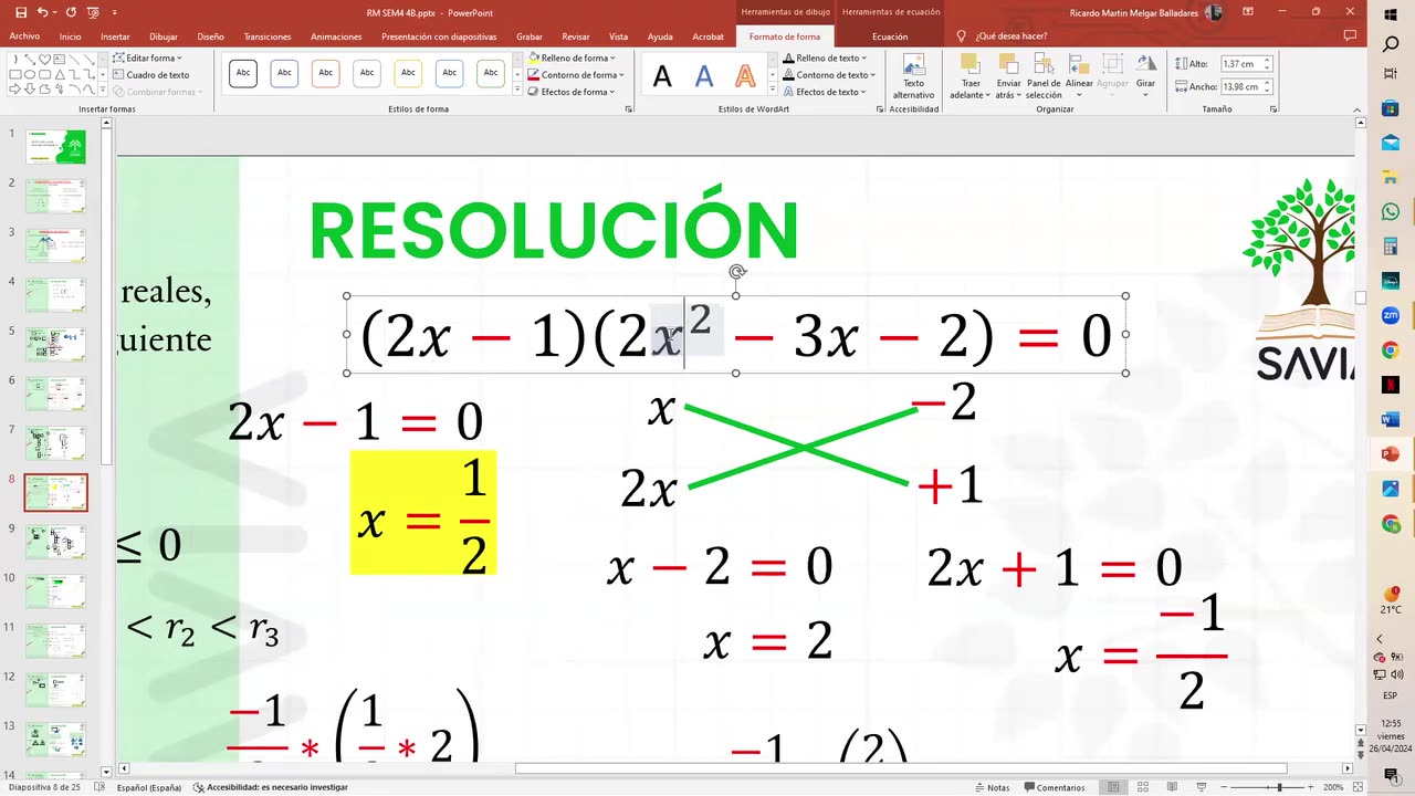 SAVIA REGULAR 2025 | Semana 04 | RM S2