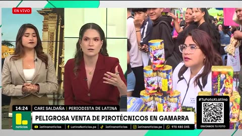 Peligrosa venta de pirotécnicos en gamarra: Caos y falta de fiscalización