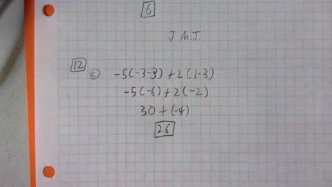 Saxon Algebra 1 Lesson 12 (c)