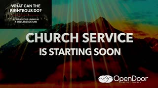 🔥🌎⚠️ What Can the Righteous Do? Courageous Living in a Godless Culture.