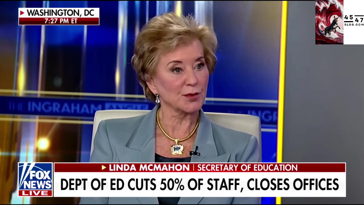 Linda McMahon Closes 50% Of The Department Of Education