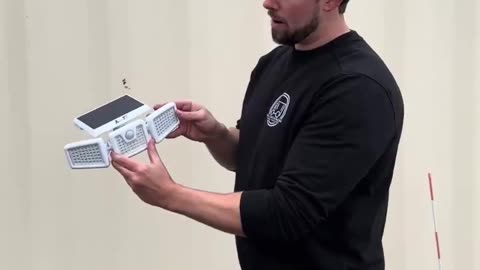 Adjustable Wide-Angle Solar Motion-Sensing Security Light | USA Containers