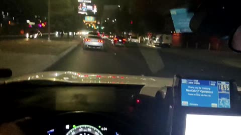 Driving in vegas