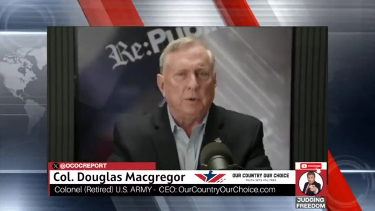 Col Douglas Macgregor: NO NATO troops in Ukraine. Period.