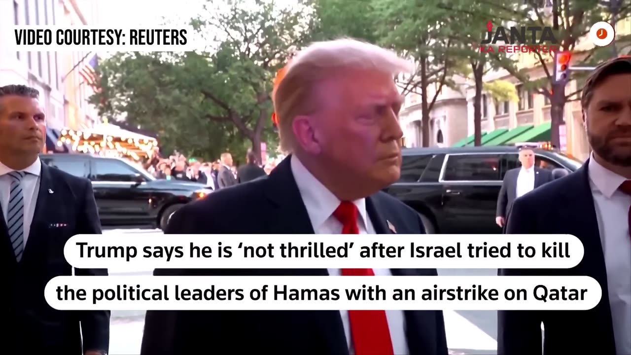 Fearing consequences, Trump’s extraordinary retraction on Netanyahu’s Doha attack |Janta Ka Reporter