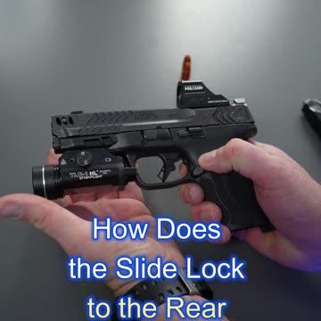 How does the slide know to lock to the rear on empty?