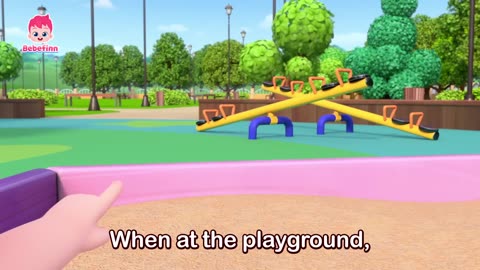 Ouch! Playground Safety Song | EP117 | Bebefinn Nursery Rhymes for Kids