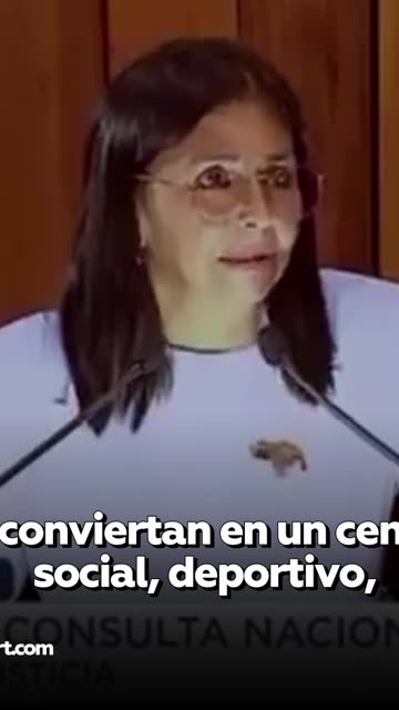 Delcy Rodríguez anuncia la transformación de la prisión del Helicoide
