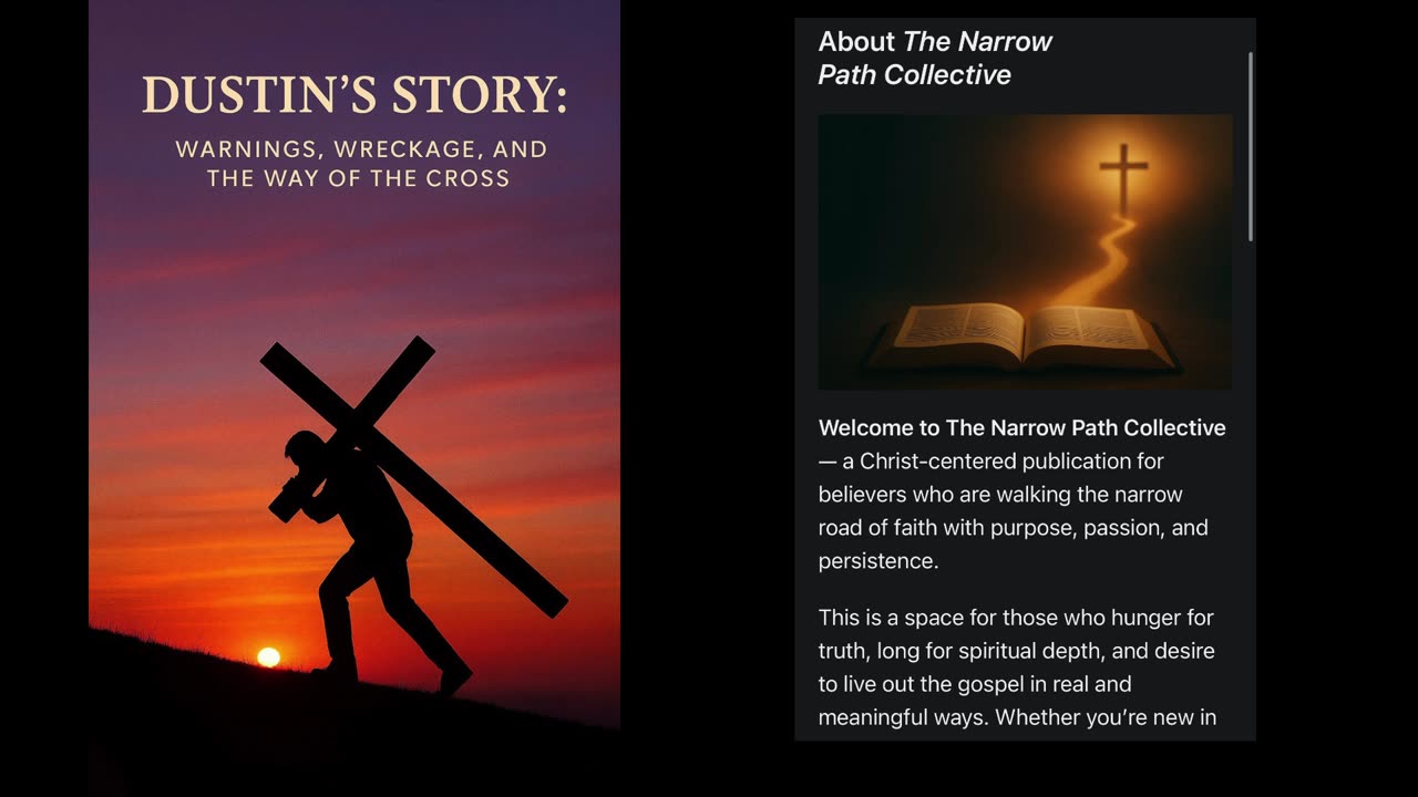 Warnings, Wreckage, & The Way of the Cross (MY TESTIMONY) by The Narrow Path Collective Substack