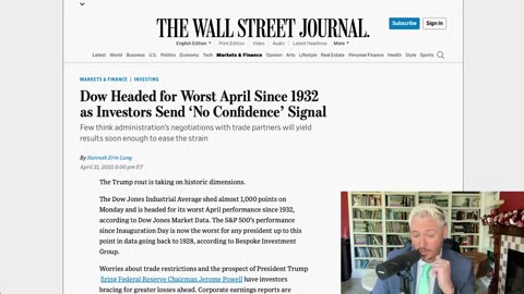 STOCK MARKET HAS WORST APRIL SINCE GREAT DEPRESSION _ The Kyle Kulinski Show