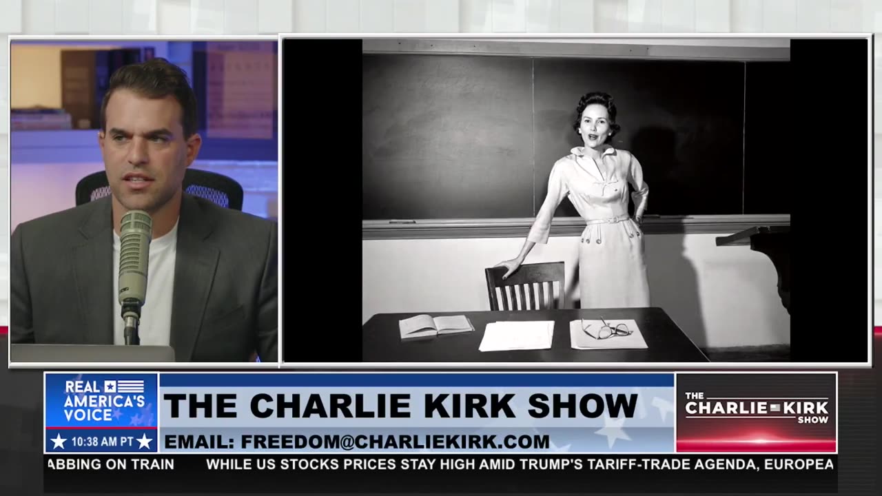 PHOTO: TEACHERS DRESS IN BLOOD AND GORE CELEBRATING CHARLIE'S DEATH