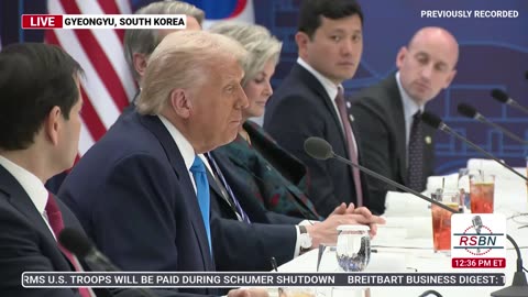 WATCH: President Trump Attends a Bilateral Lunch with the Prime Minister of South Korea - 10/29/25