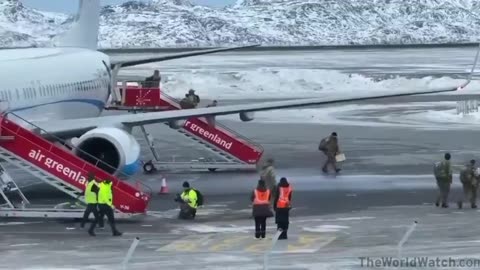 German troops arriving in Greenland