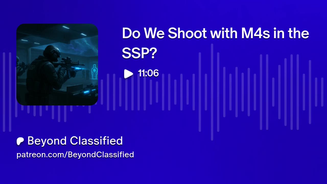 Do We Shoot with M4s in the SSP?