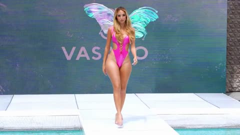 Beatriz Corbett in SLOW MOTION 4k | Best of 2023 Swim Week Runway Extravaganza
