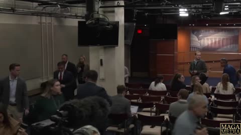 Breaking News! Speaker Johnson runs out of press breifing! - Nov 10, 2025