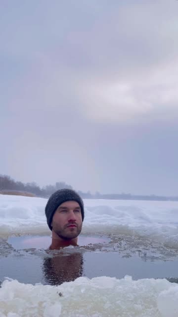 Meditation in an Ice Hole